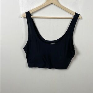 Tranquil & True Women's 3X Stretch Comfortable Pullover Black Lightweight Bra